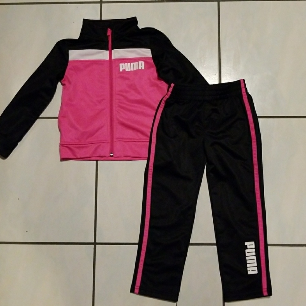 Girls size 4 Puma track suit
